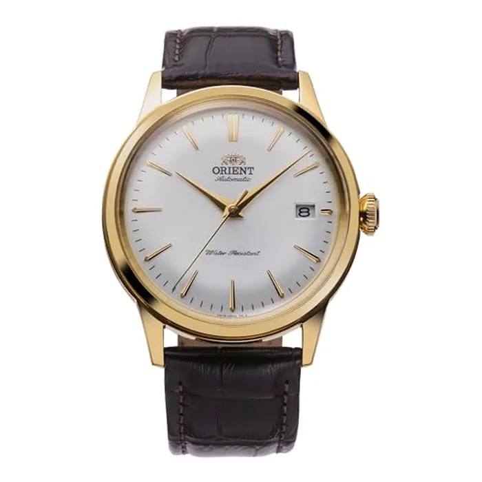 Orient Automático Bambino dourado 38mm RAAC0M01S30B 