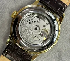 Orient Automático Bambino dourado 38mm RAAC0M01S30B  - imagem 7