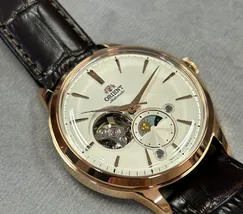 Orient Automático Bambino Sun & Moon Open Heart RAAS0102S30B - imagem 5