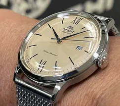 Orient Automático Bambino classico RAAC0020G30B  - imagem 4