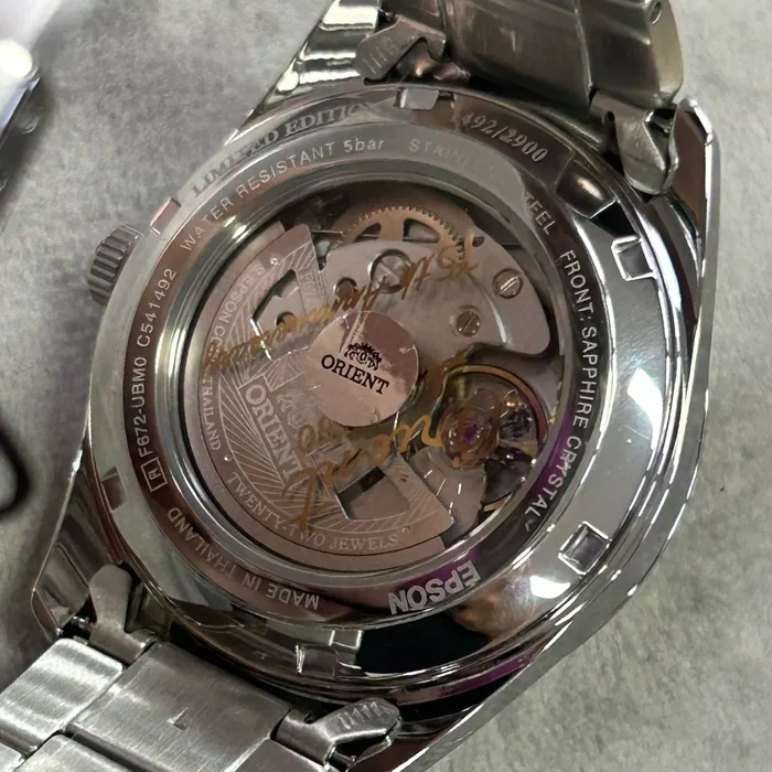 Orient Automático Edição Limitada 75 Anos Stretto RAAC0R04N30B Cinza