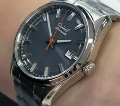 Orient Automático Edição Limitada 75 Anos Stretto RAAC0R04N30B Cinza - imagem 4