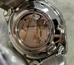 Orient Automático Edição Limitada 75 Anos Sun & Moon Stretto RAAK0311N30B Cinza - imagem 7