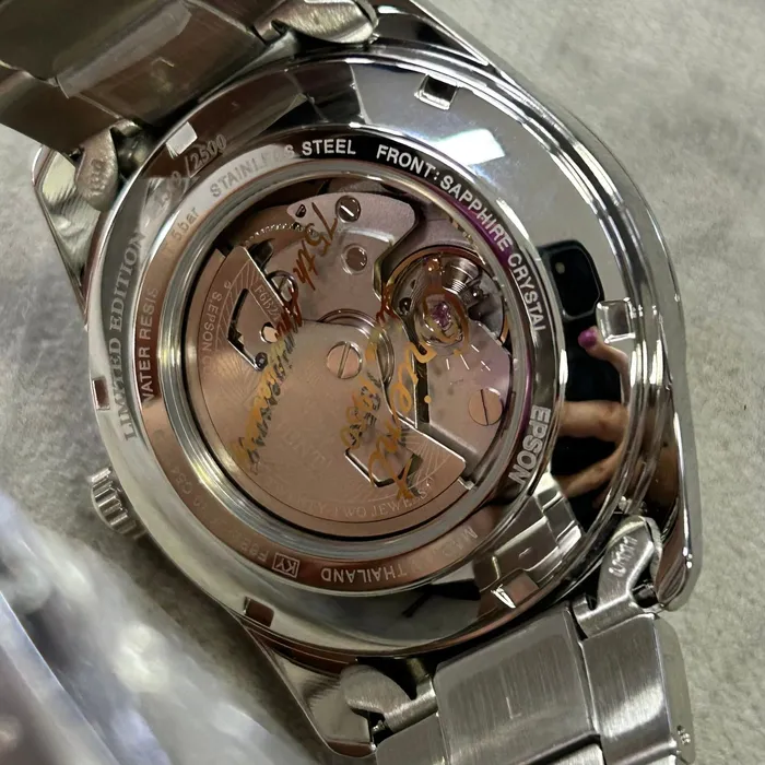 Orient Automático Edição Limitada 75 Anos Sun & Moon Stretto RAAK0311N30B Cinza