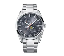 Orient Automático Edição Limitada 75 Anos Sun & Moon Stretto RAAK0311N30B Cinza - imagem 2