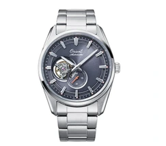 Orient Automático Edição Limitada 75 Anos Open Heart Stretto RAAR0012N30B Cinza - imagem 2