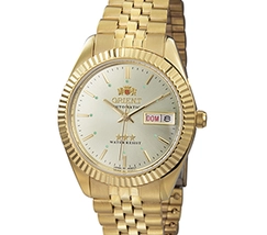 Orient 3 EStrelas Automático Classico 469EC7F Dourado - imagem 2