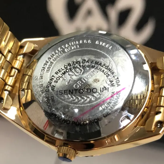 Orient 3 EStrelas Automático Classico 469EC7F Dourado