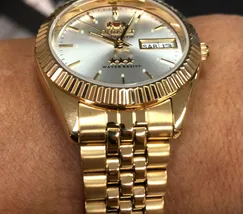 Orient 3 EStrelas Automático Classico 469EC7F Dourado - imagem 5