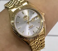 Orient 3 EStrelas Automático Classico 469EC7F Branco - imagem 1