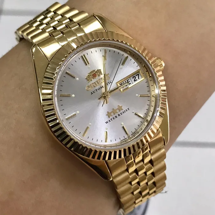 Orient 3 EStrelas Automático Classico 469EC7F Branco