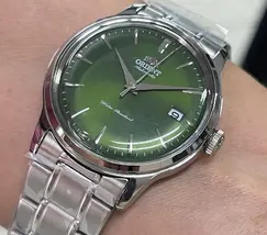 Orient Automático Bambino classico 38mm RAAC0M09E30B verde - imagem 5