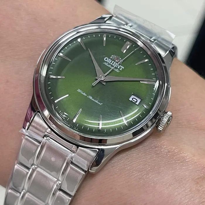 Orient Automático Bambino classico 38mm RAAC0M09E30B verde