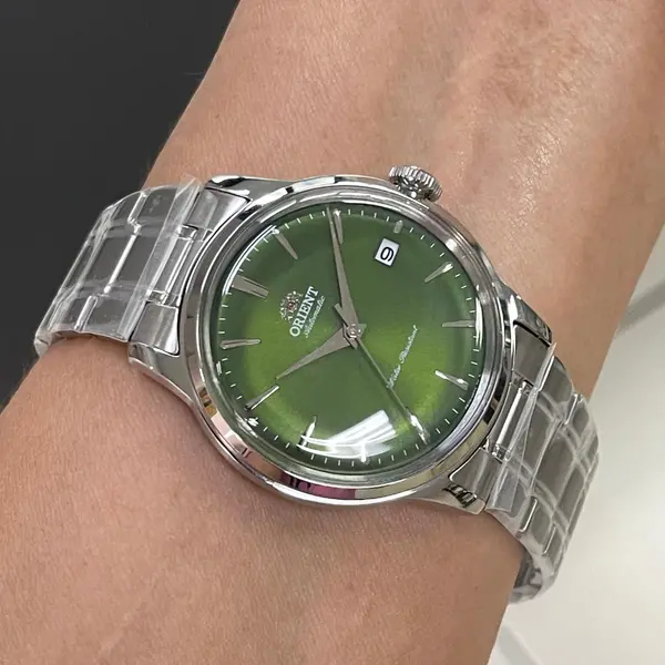 Orient Automático Bambino classico 38mm RAAC0M09E30B verde