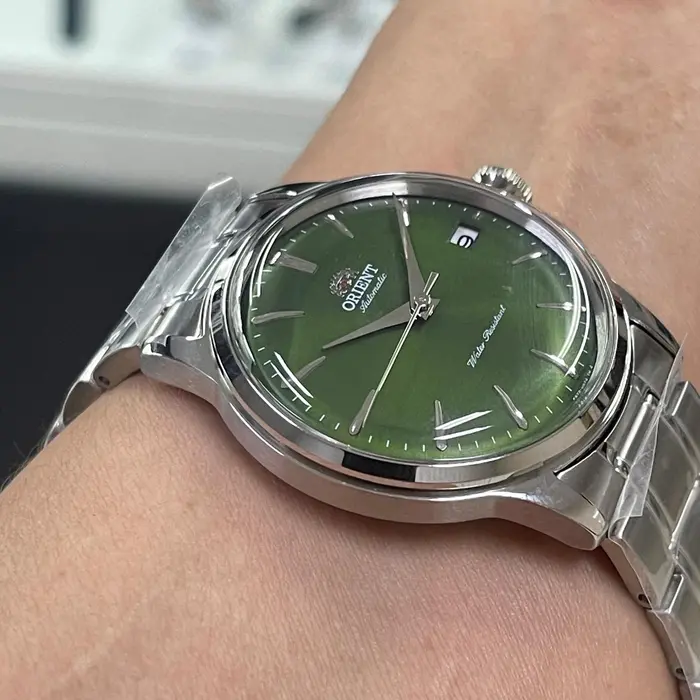 Orient Automático Bambino classico 38mm RAAC0M09E30B verde