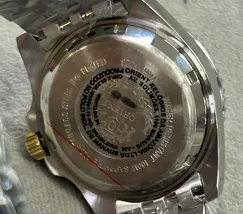 Orient 3 Estrelas Automático Sports sea Submariner 39 YN6TT023 misto azul celeste - imagem 7