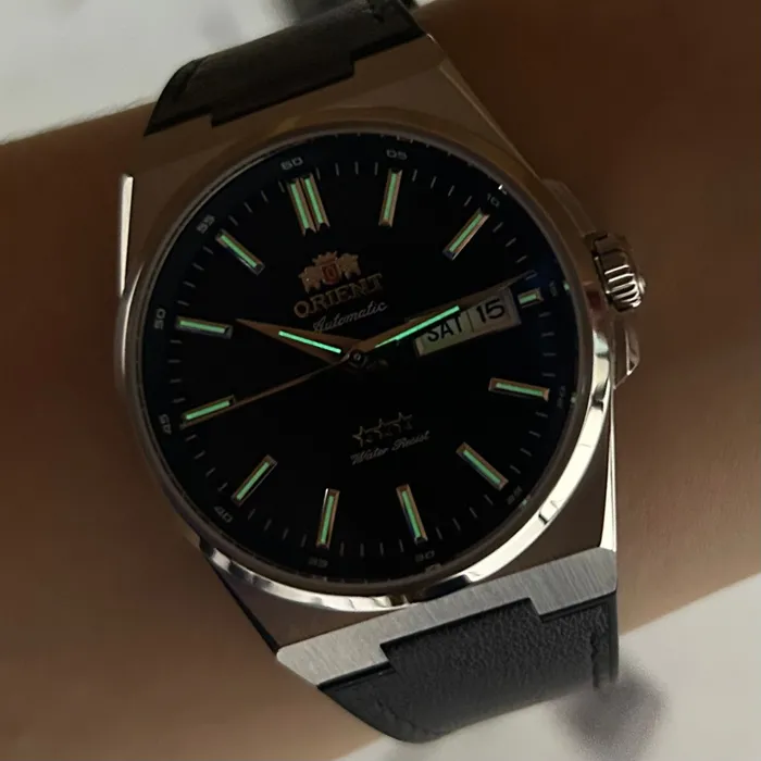 Orient 3 Estrelas Automático Elegance YN6SC020 Preto (PRX)