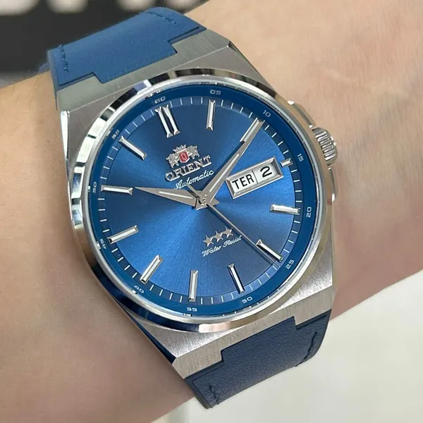 Orient 3 Estrelas Automático Elegance YN6SC020 Azul (PRX)