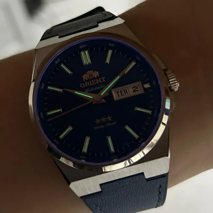 Orient 3 Estrelas Automático Elegance YN6SC020 Azul (PRX)