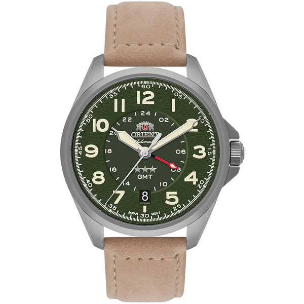 Orient 3 Estrelas GMT Automático Sports Land NH3SC017 verde