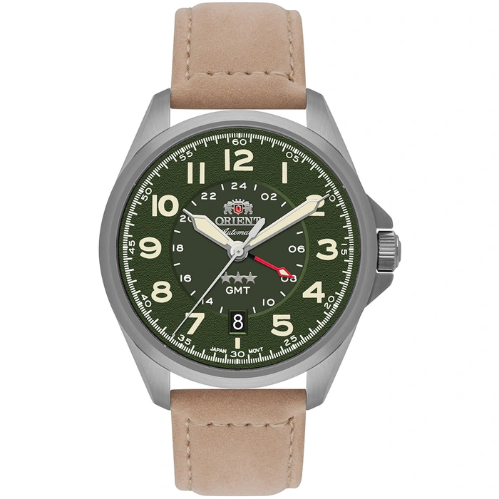 Orient 3 Estrelas GMT Automático Sports Land NH3SC017 Verde