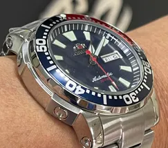 Orient Posseidon Automático Diver 300m F49ss034 Pepsi - imagem 3