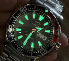 Orient Posseidon Automático Diver 300m F49ss034 Pepsi - imagem 6