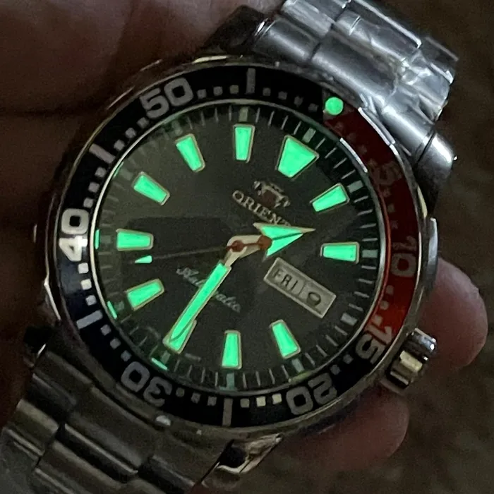 Relógio Orient Poseidon Automático Diver 300m F49SS034 Pepsi Original | Taniguchi Relógios
