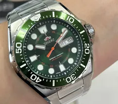 Orient Automático Diver 300m F49ss036 verde - imagem 1