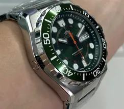 Orient Automático Diver 300m F49ss036 verde - imagem 3