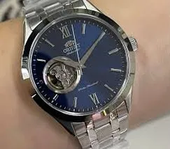 Orient Automático Contemporary Open Heart TAG03001D0 Azul - imagem 1