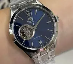 Orient Automático Contemporary Open Heart TAG03001D0 Azul - imagem 1