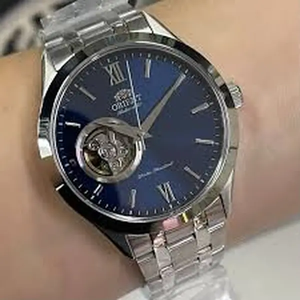 Orient Automático Contemporary Open Heart TAG03001D0 Azul
