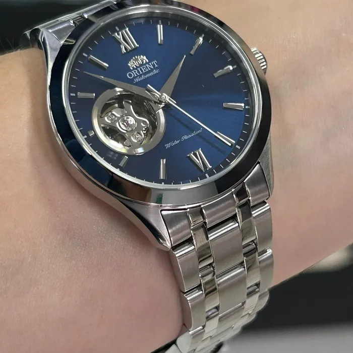 Orient Automático Contemporary Open Heart TAG03001D0 Azul