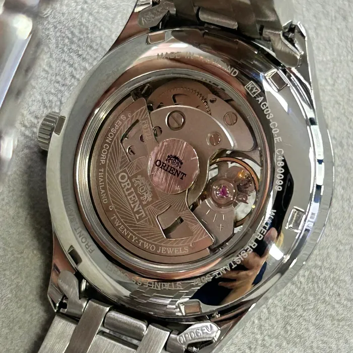 Orient Automático Contemporary Open Heart TAG03001D0 Azul