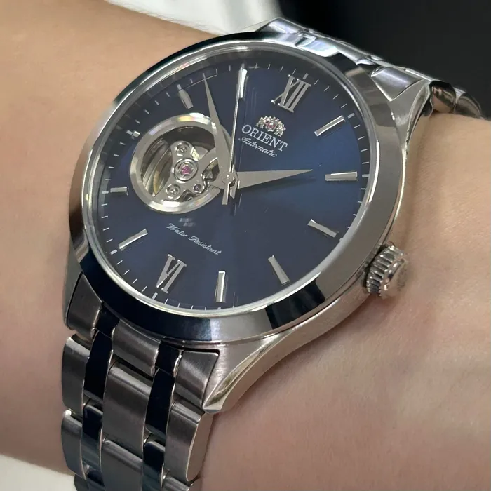 Orient Automático Contemporary Open Heart TAG03001D0 Azul