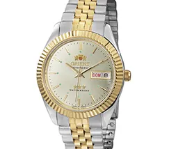 Orient 3 EStrelas Automático Classico misto 469ED1F Champanhe - imagem 2