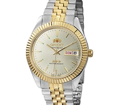 Orient 3 EStrelas Automático Classico misto 469ED1F Champanhe - imagem 2