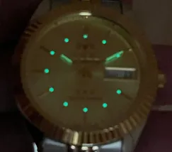 Orient 3 EStrelas Automático Classico misto 469ED1F Champanhe - imagem 7