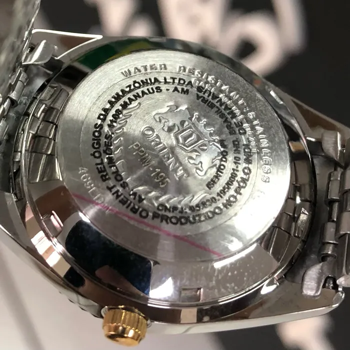 Orient 3 EStrelas Automático Classico 469ED1NH Branco