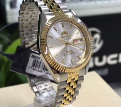 Orient 3 EStrelas Automático Classico 469ED1NH Branco - imagem 5