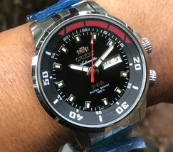 Orient 3 EStrelas Automático King Diver 469SS058F Preto - imagem 1