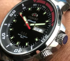Orient 3 EStrelas Automático King Diver 469SS058F Preto - imagem 4