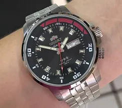 Orient 3 EStrelas Automático King Diver 469SS058NH Preto - imagem 1