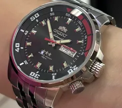 Orient 3 EStrelas Automático King Diver 469SS058NH Preto - imagem 4