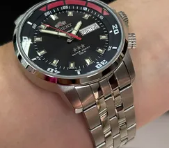 Orient 3 EStrelas Automático King Diver 469SS058NH Preto - imagem 5