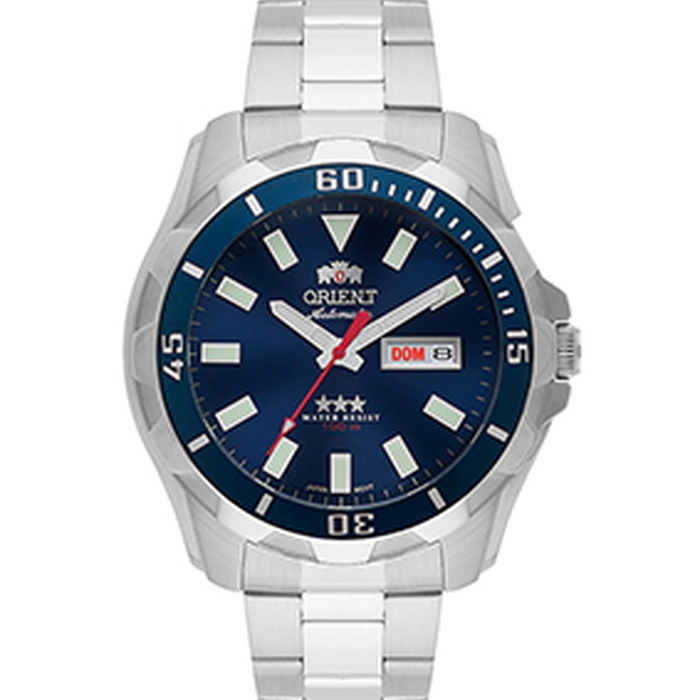 Orient 3 EStrelas Automático NH36 469SS078NH Azul