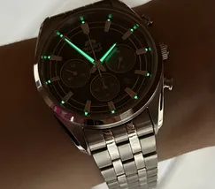 Relógio Orient Stretto Solar Chronograph RA-TX0303L10B Safira | Taniguchi Relógios - imagem 6