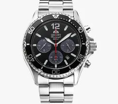 Relógio Orient Mako Solar Chronograph RA-TX0202B10B Safira | Taniguchi Relógios - imagem 2