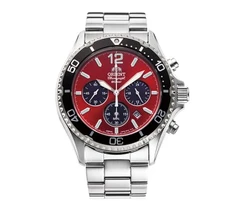 Orient Mako Chronograph Solar RATX0207R10B Vermelho - imagem 2